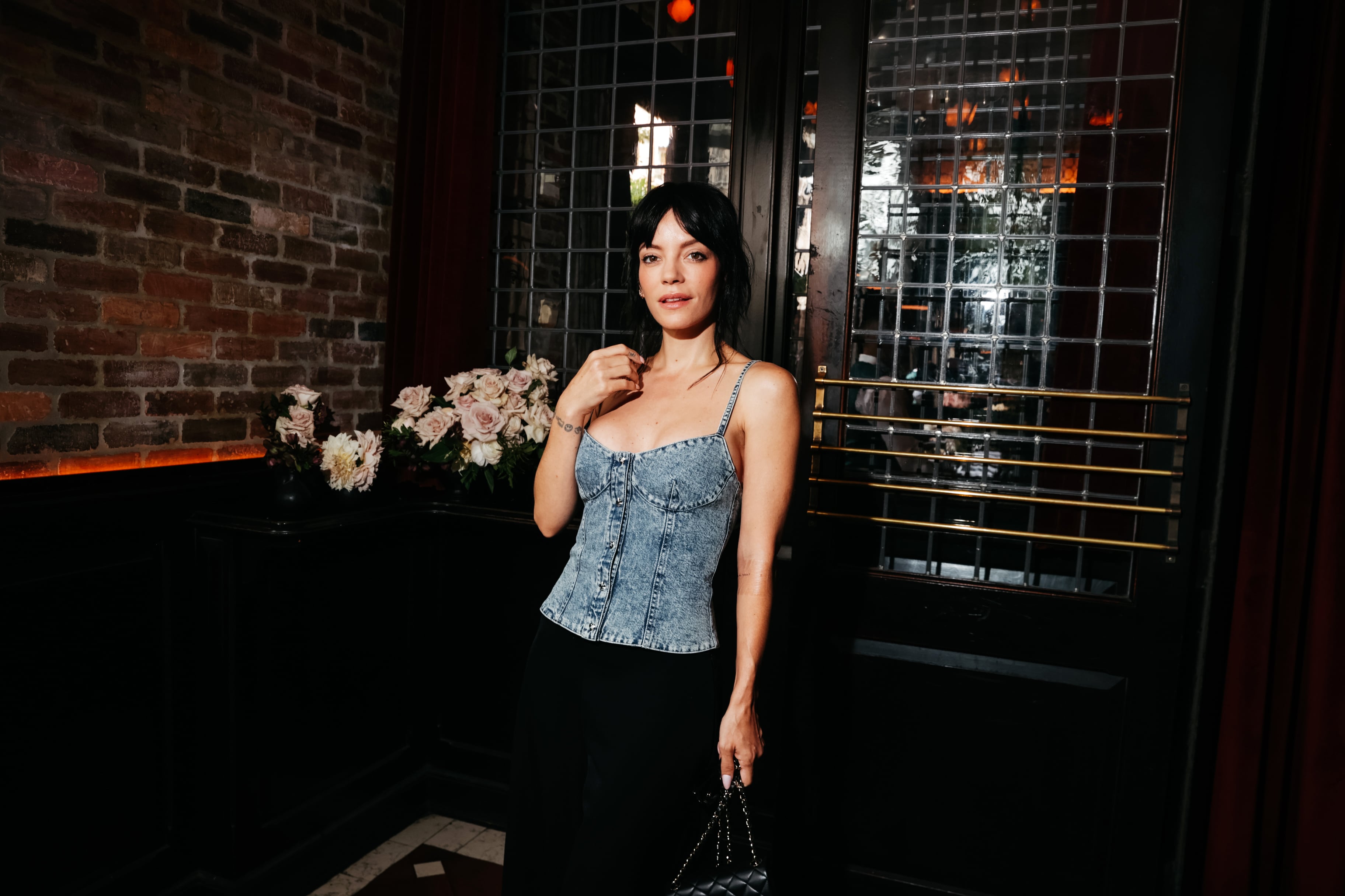 Lily Allen at the Chanel Through Her Lens Lunch held at Locanda Verde on September 16, 2025 in New York, New York. (Photo by Lexie Moreland/WWD via Getty Images)