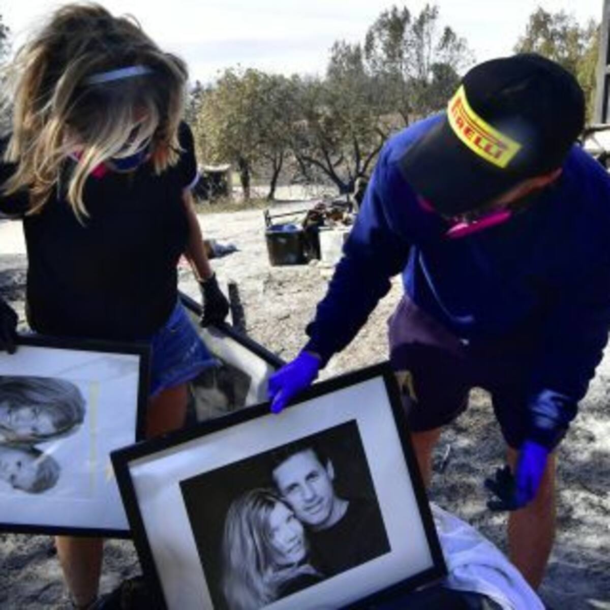 Miley Cyrus mostró fotos de su casa quemada