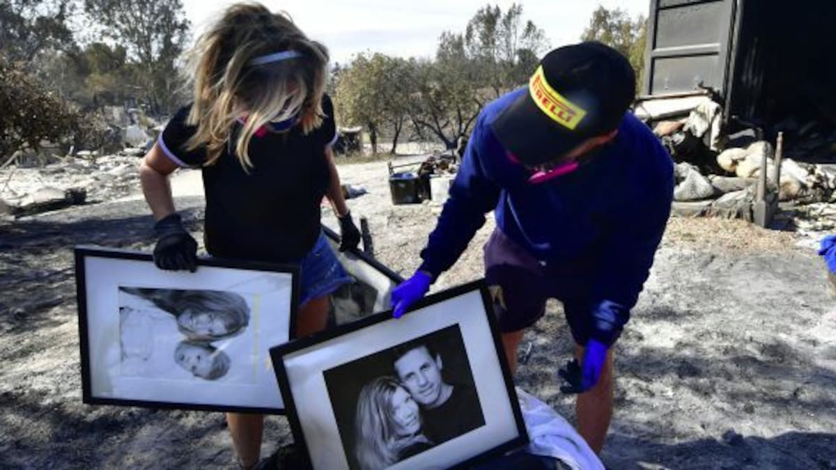 Miley Cyrus mostró fotos de su casa quemada