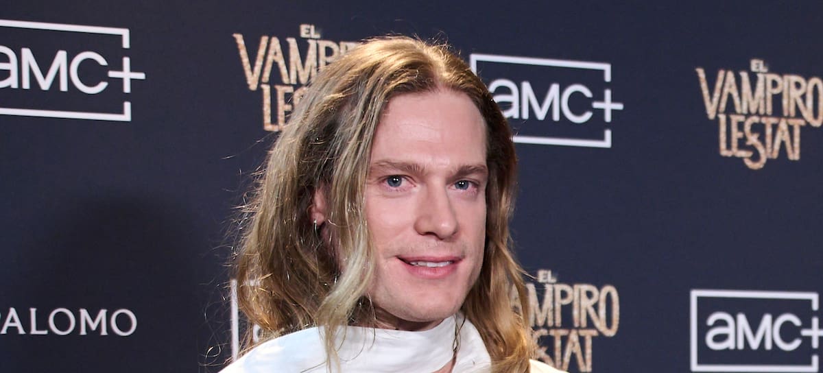 Sam Reid en la premiere de 'El vampiro Lestat' en Madrid