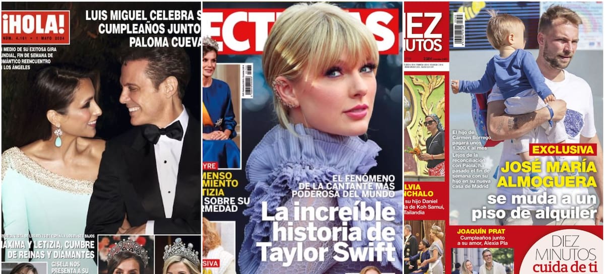 as portadas de las revistas del corazón de hoy, 24 de abril (Instagram)