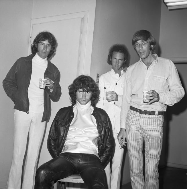 Una foto de The Doors en Los Ángeles en 1969