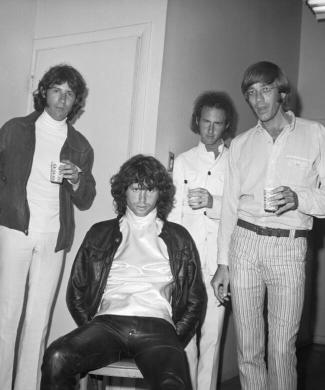 Una foto de The Doors en Los Ángeles en 1969