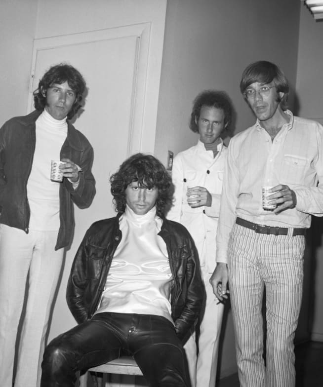 Una foto de The Doors en Los Ángeles en 1969