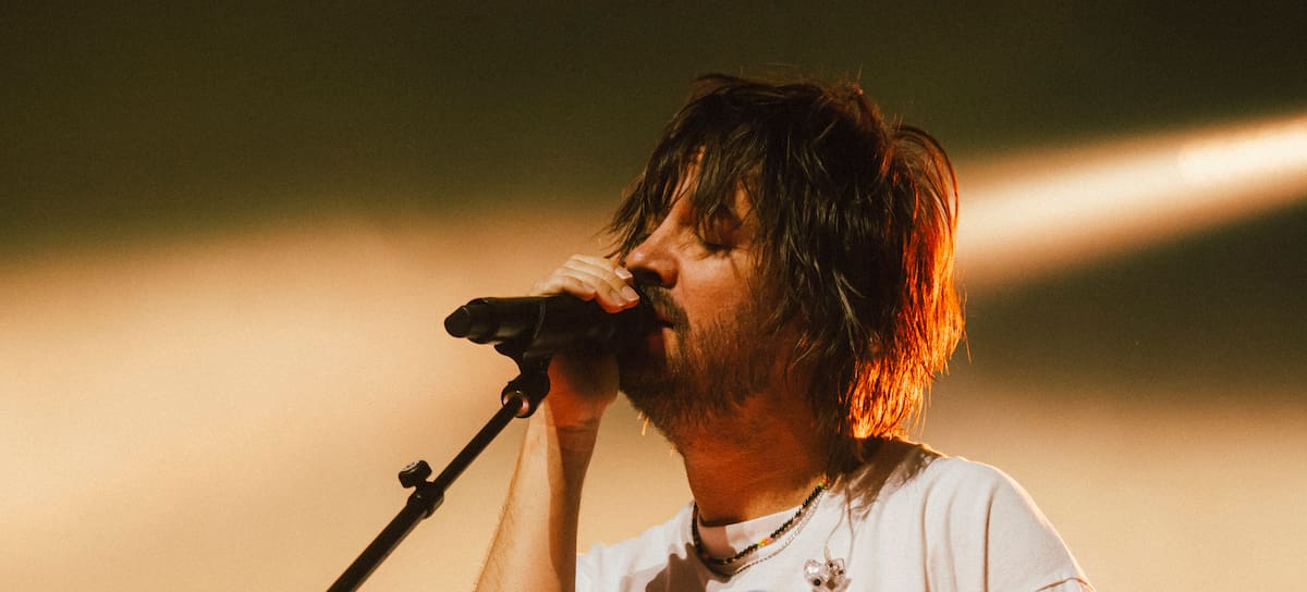 Kevin Parker, aka Tame Impala, durante su concierto en el Movistar Arena de Madrid, 7 de abril de 2026. (Foto cedida por Primavera Tours)