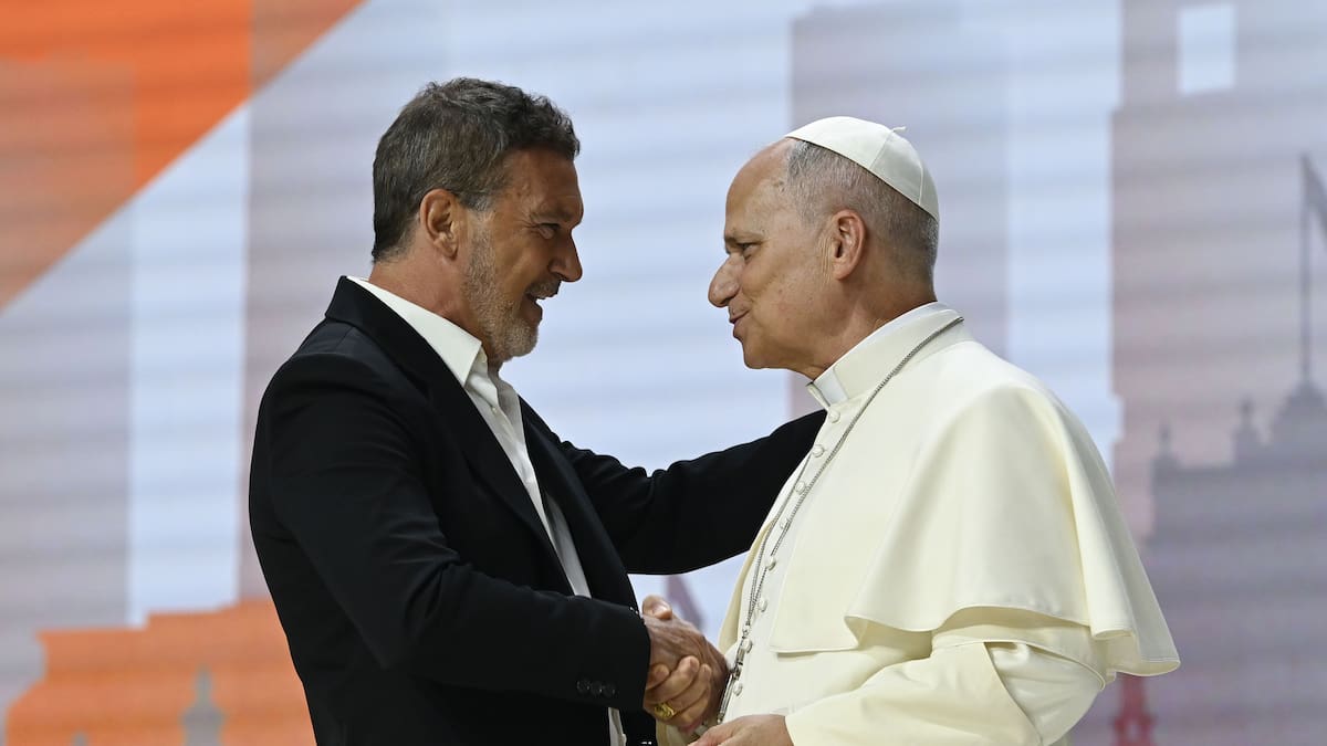 De Antonio Banderas a Pablo López: los famosos que acudieron al encuentro con el Papa León XIV