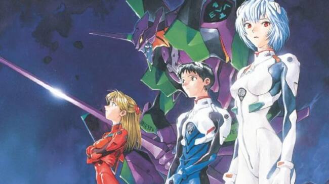 Asuka, Shinji y Rei.