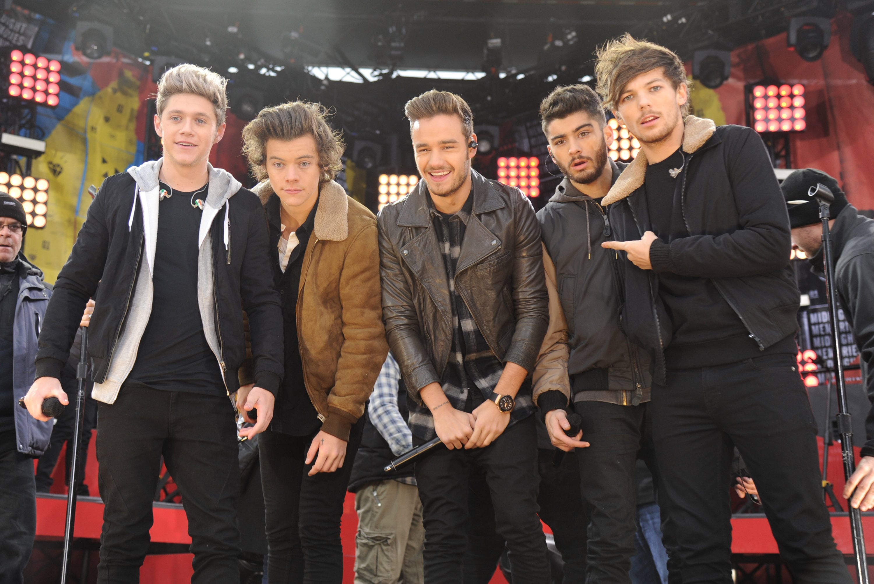 Los integrantes de One Direction en 2013