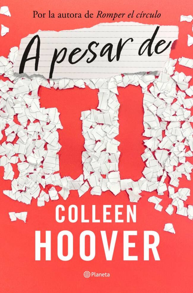 Portada de 'A pesar de ti', de Colleen Hoover.