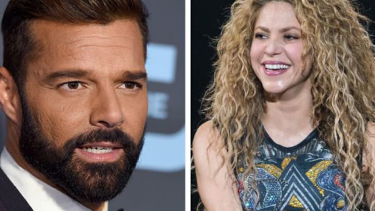 Publican una foto inédita de Ricky Martin junto a Shakira hace más de 20 años