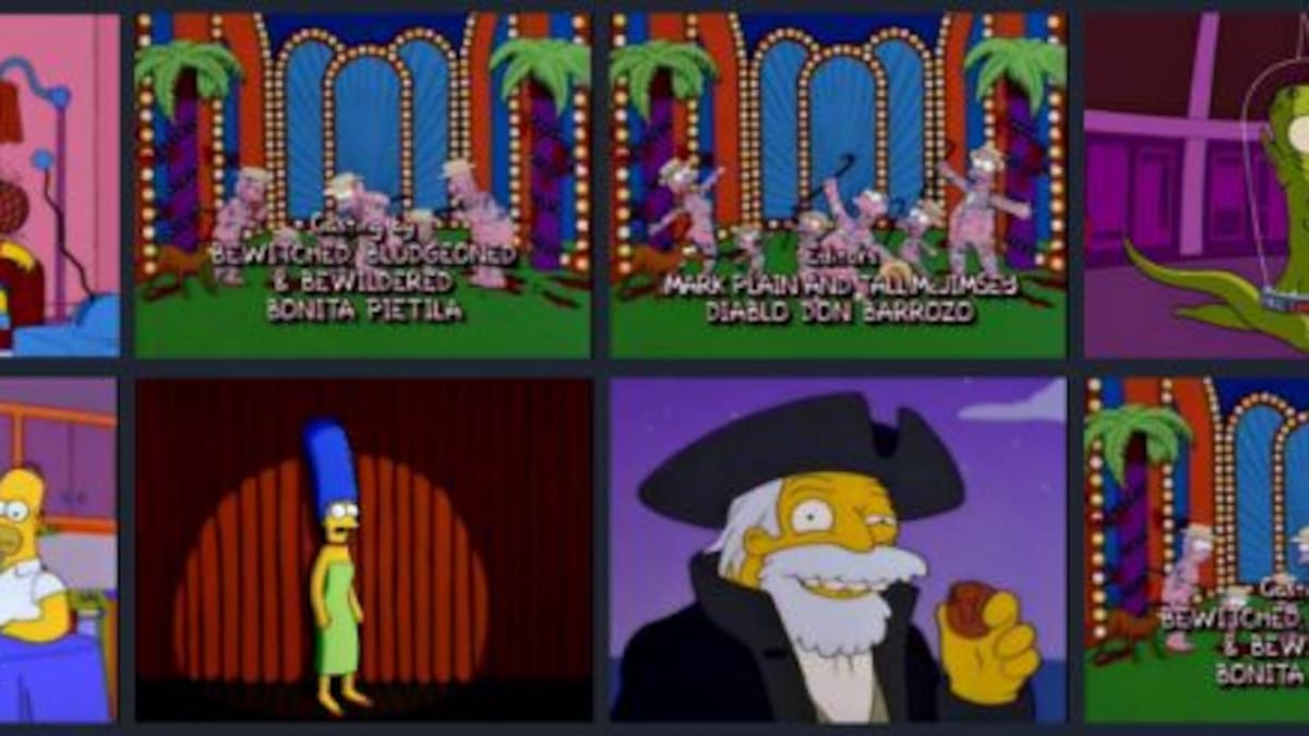 Esta página te permite encontrar los mejores screenshots de Los Simpsons
