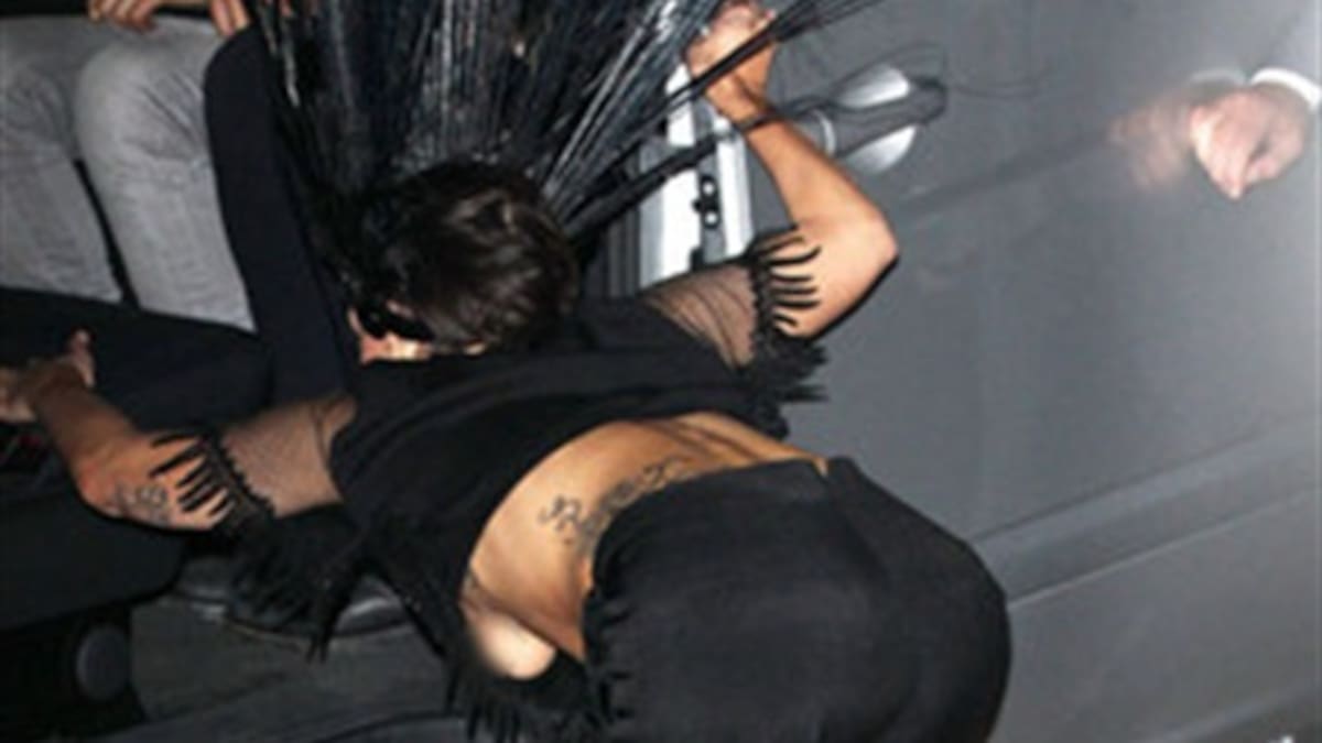 El tropezón de Lady Gaga