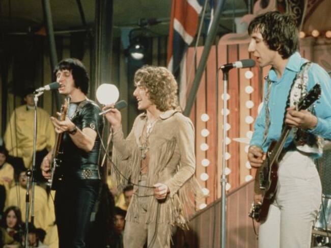 The Who actuando en 'The Rolling Stones Rock and Roll Circus' el 11 de diciembre de 1968.