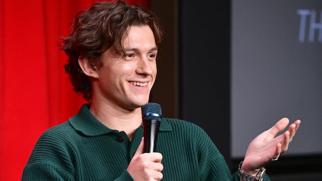Tom Holland en el coloquio de su serie para Apple TV+, 'The Crowded Room'.
