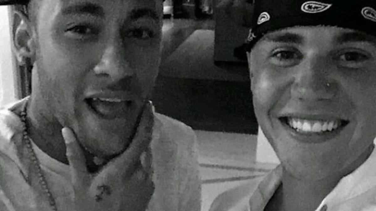 Justin Bieber y Neymar, ¿los nuevos BFF?