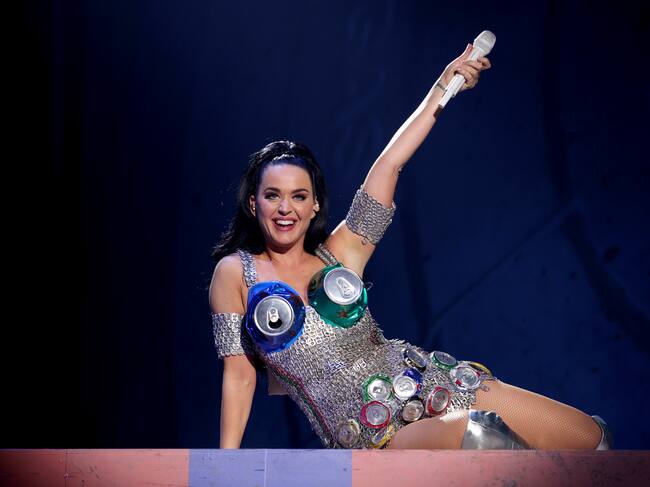 Katy Perry durante una actuación en el Resorts World Theatre de Las Vegas, en diciembre de 2021.