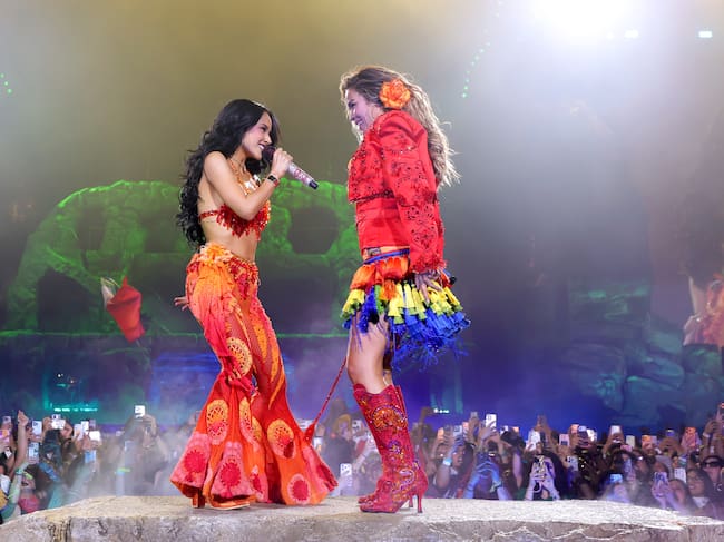 Karol G y Becky G en el Coachella 2026