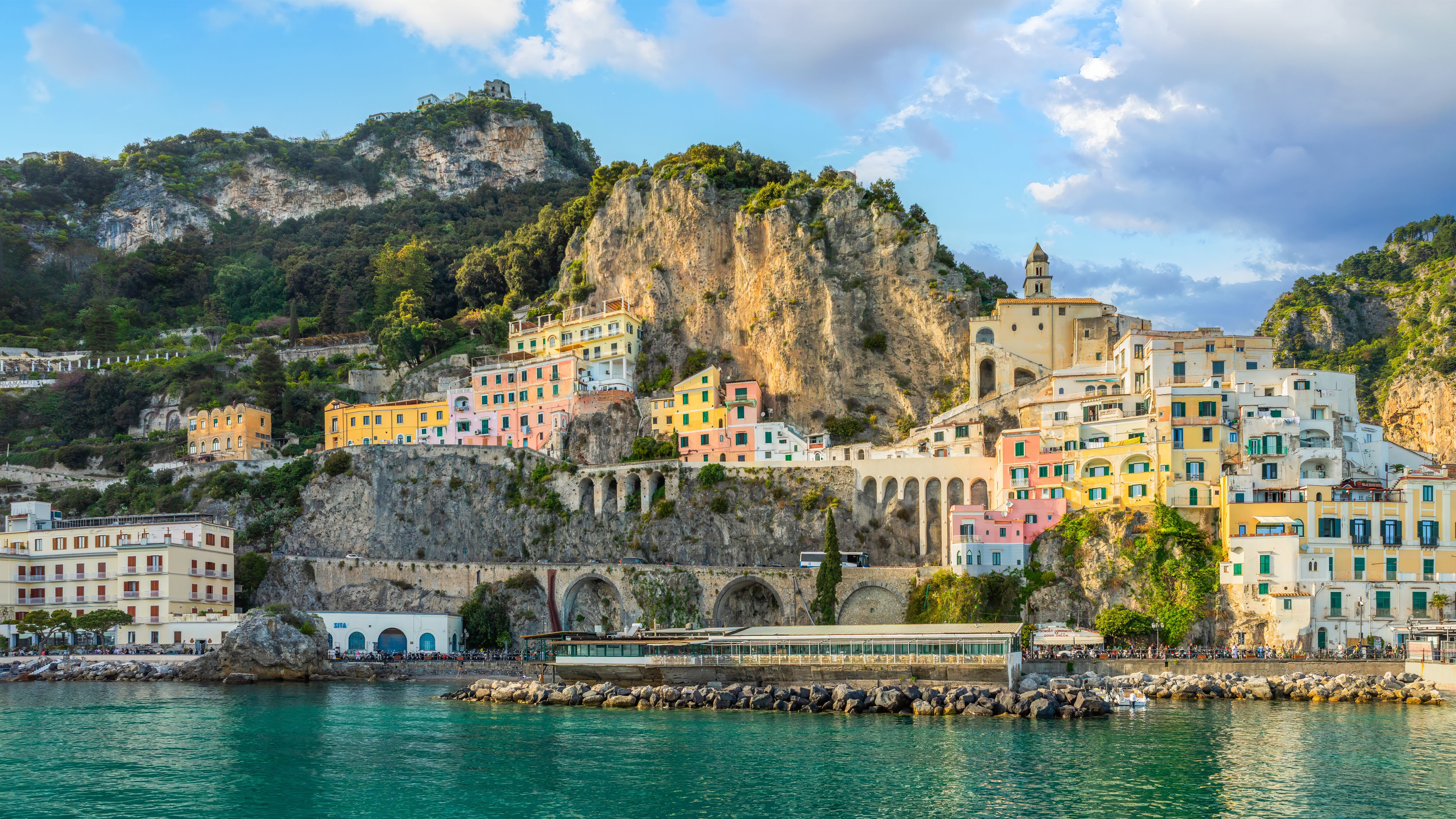 La costa Amalfitana.
