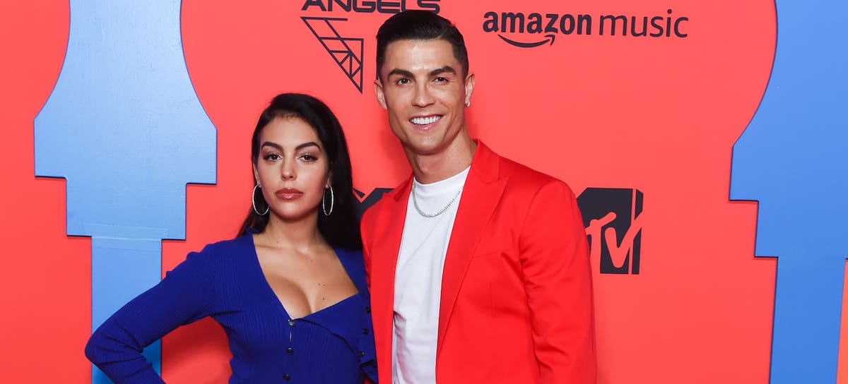 Georgina Rodriguez y Cristiano Ronaldo en los MTV EMAs 2019, celebrados en Sevilla.