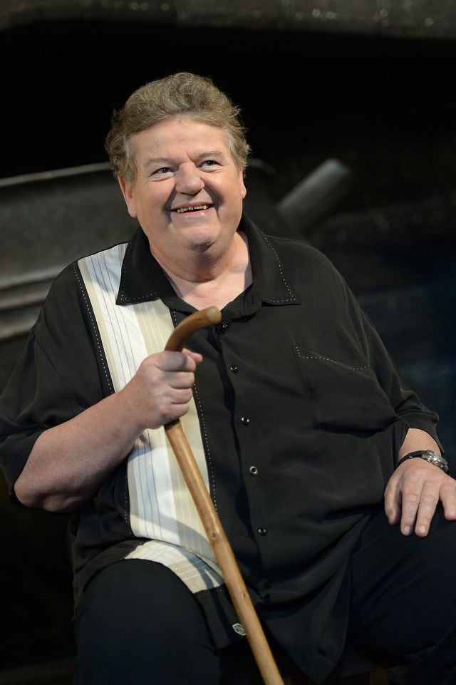 Robbie Coltrane en la inauguración de The Wizarding World Of Harry Potter Diagon Alley