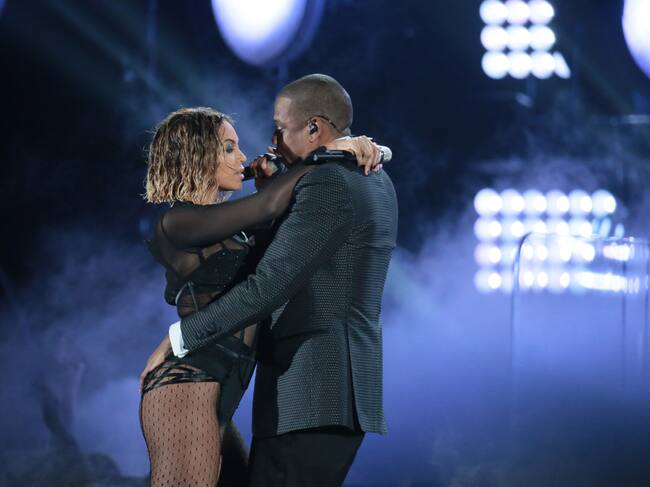 Beyoncé y Jay Z, en los Grammy 2014.
