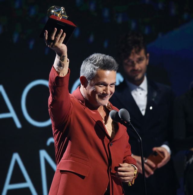 Alejandro Sanz, durante la última edición de los Grammys Latinos.