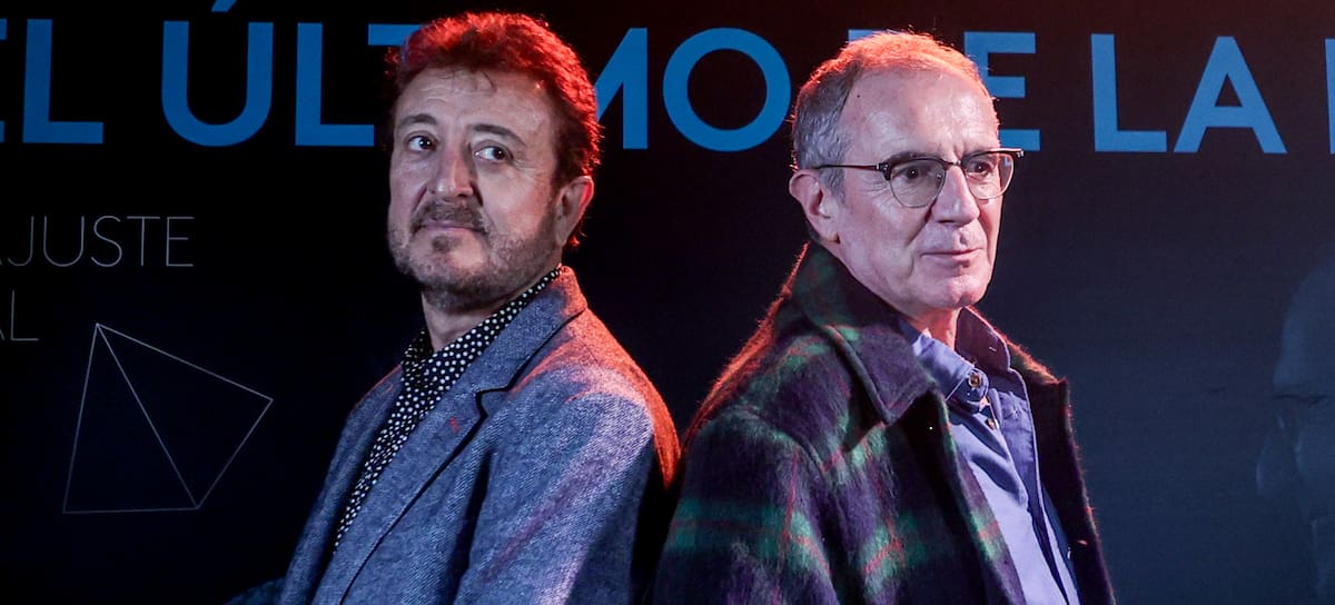 Manolo García y Quimi Portet (El Último de la Fila), en noviembre de 2023.