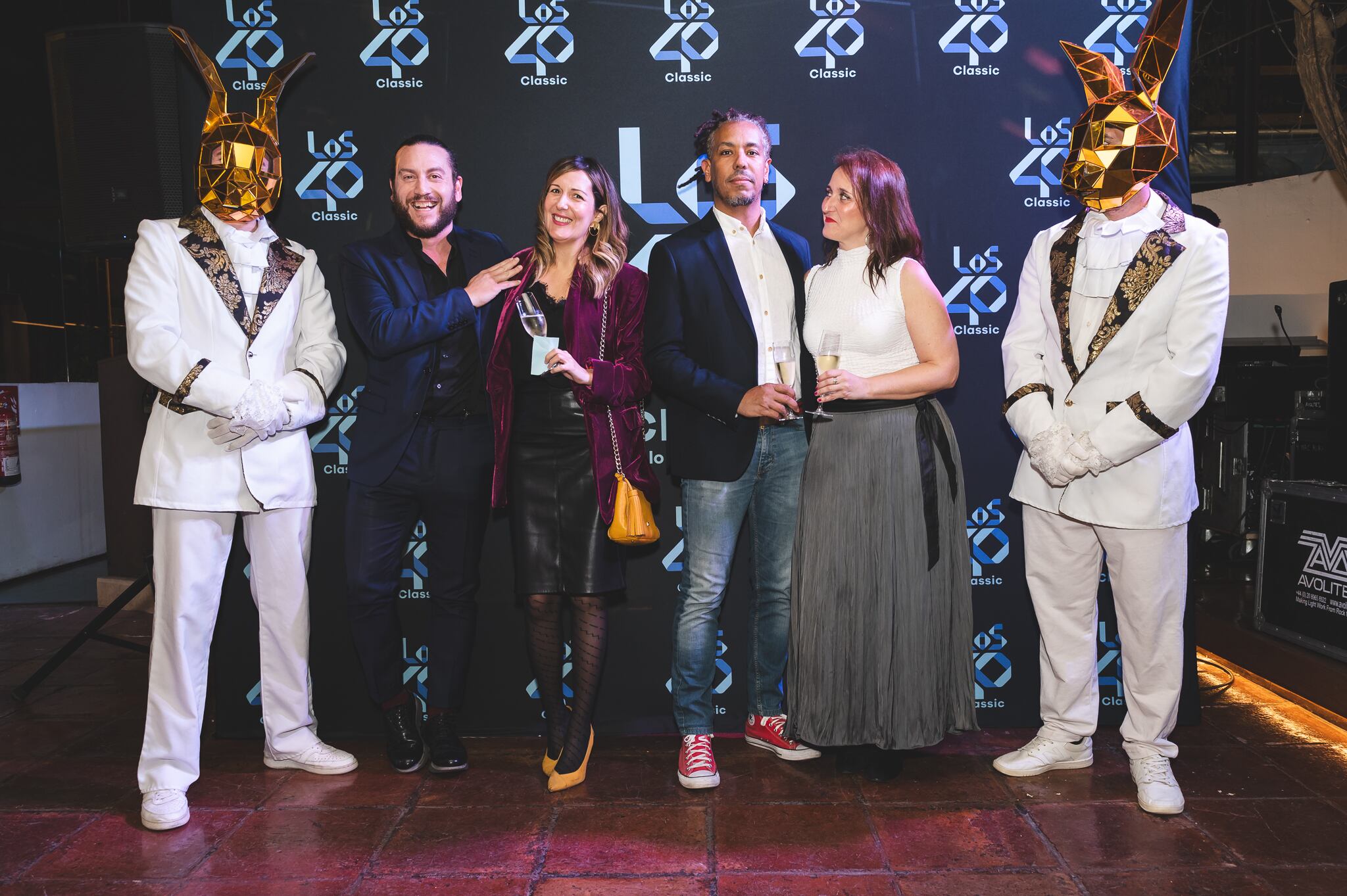 El photocall estuvo muy animado durante la fiesta del día de los Enamorados en Ciudad Real con LOS40 Classic.