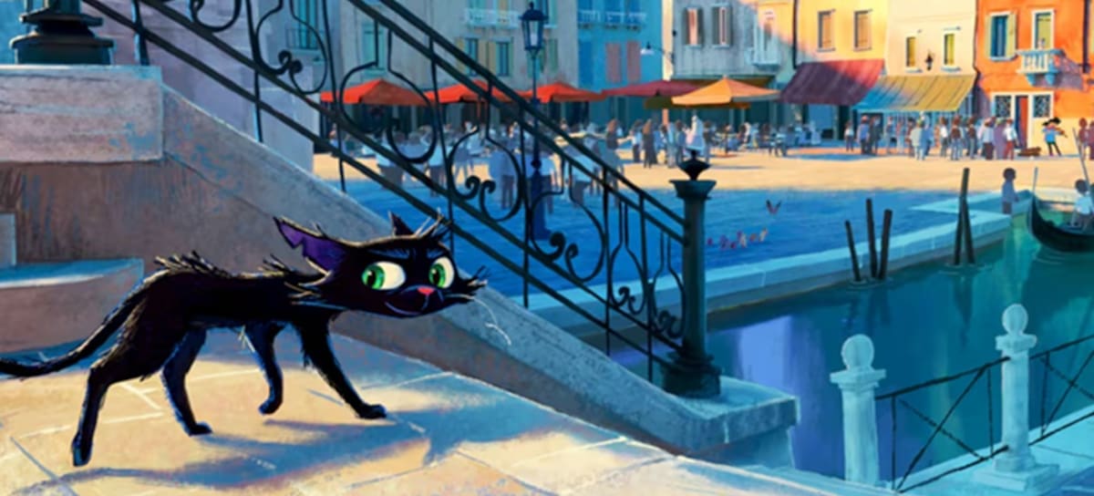 Fotograma de Gatto cortesía de Pixar