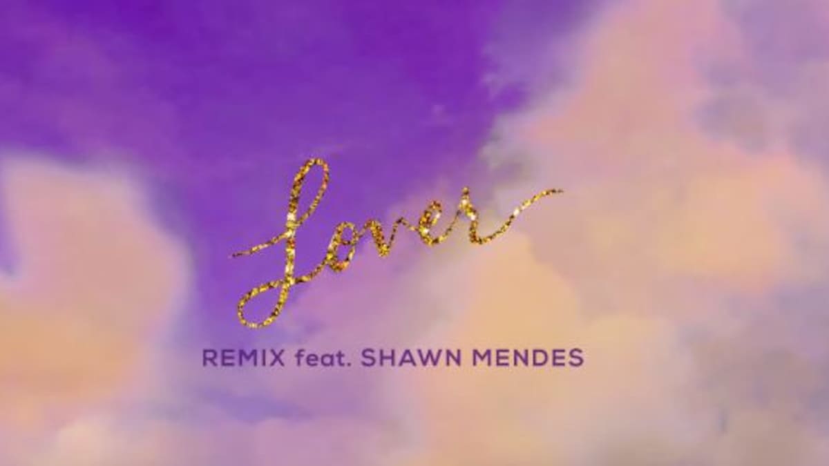 Tenés que escuchar esta nueva versión de "Lover" de Taylor Swift junto a Shawn Mendes