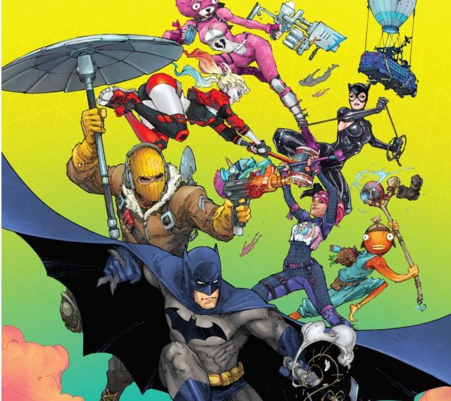 Portada del #1 de Batman/Fortnite.