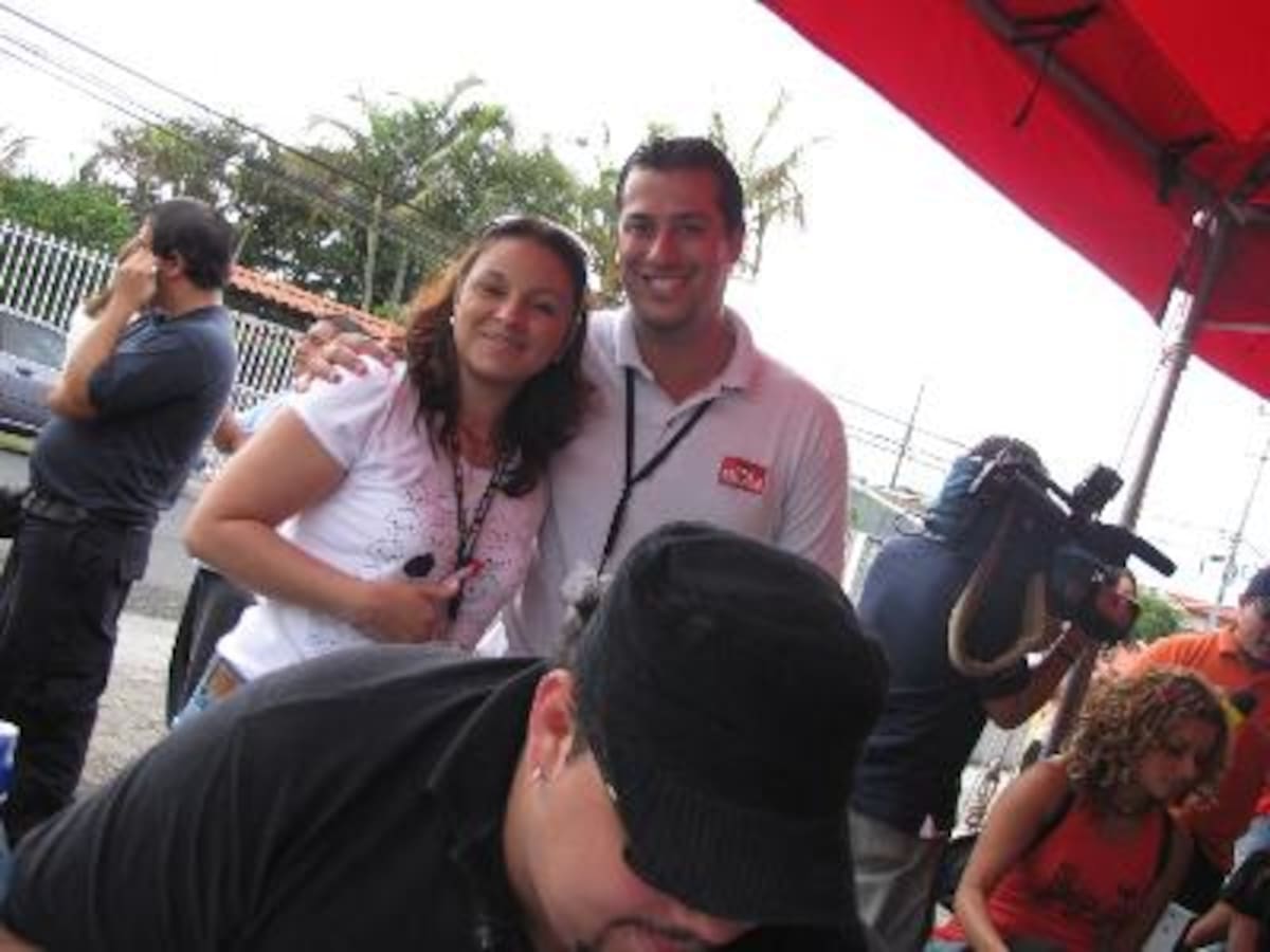 Gaby Solano y Esteban Rojas