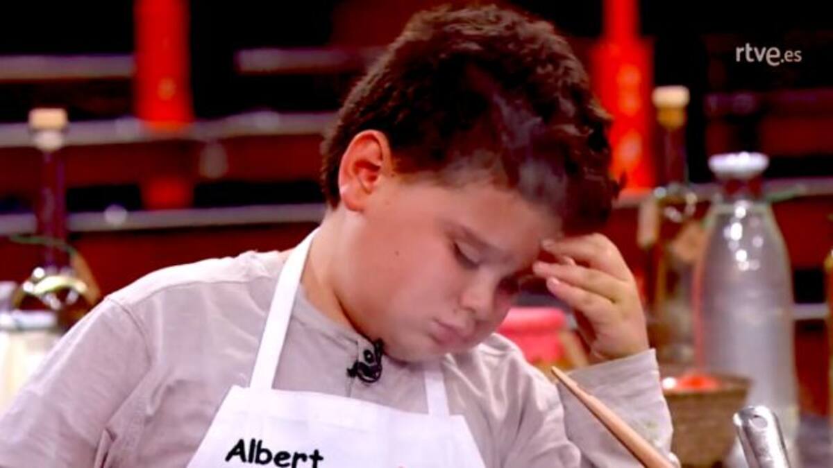 ‘Masterchef Junior’: la reacción de Albert al saber que no era el ganador