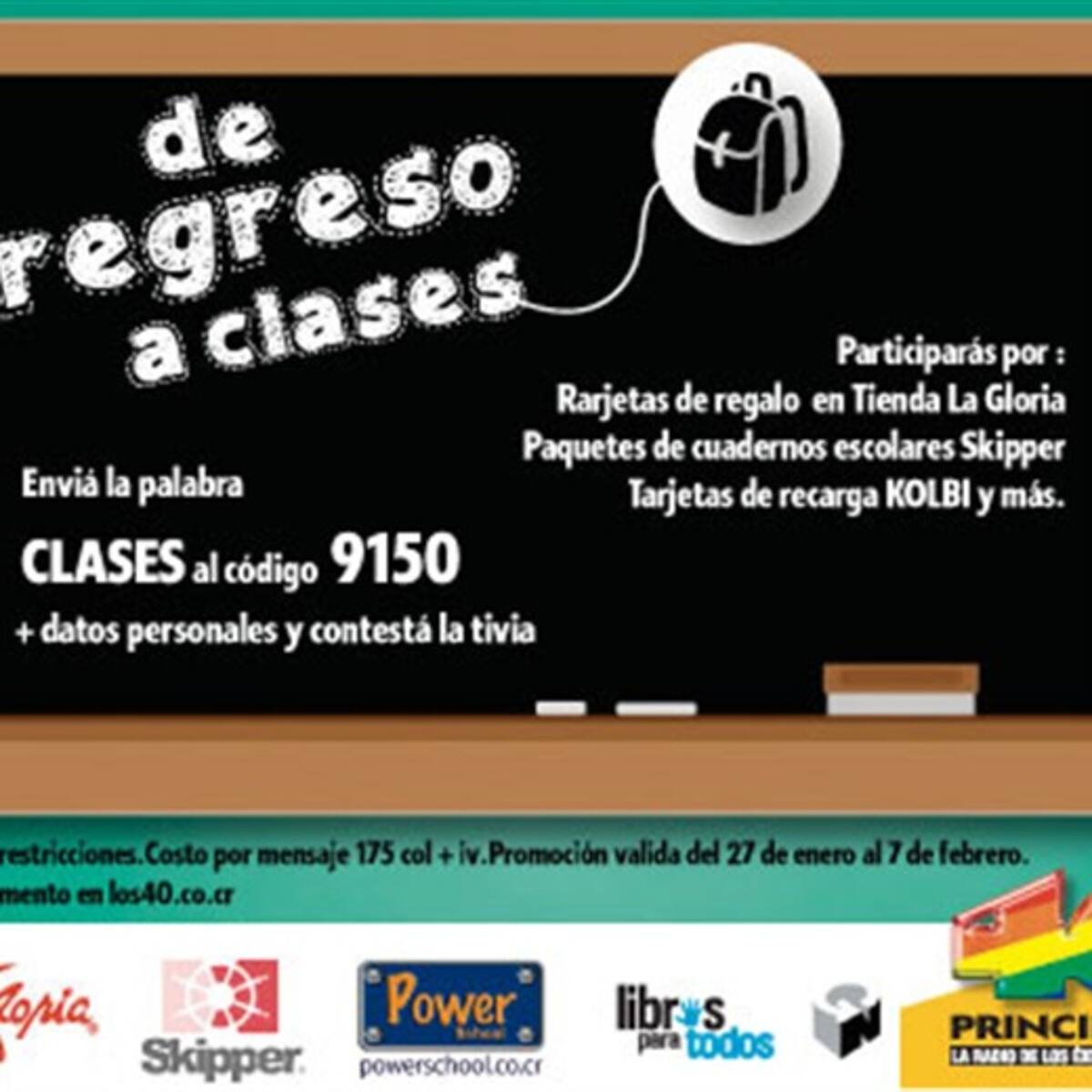 Ganadores Regreso a Clases