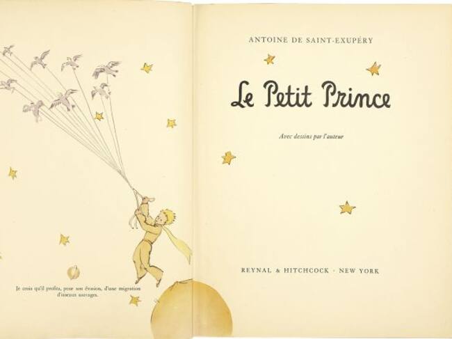 'El principito' fue publicado originalmente por la editorial neoyorquina Reynal & Hitchcock el 6 de abril de 1943