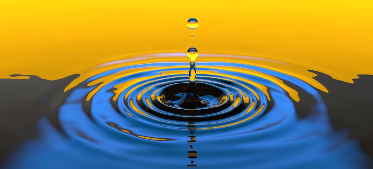 El agua esconde un complejo universo.