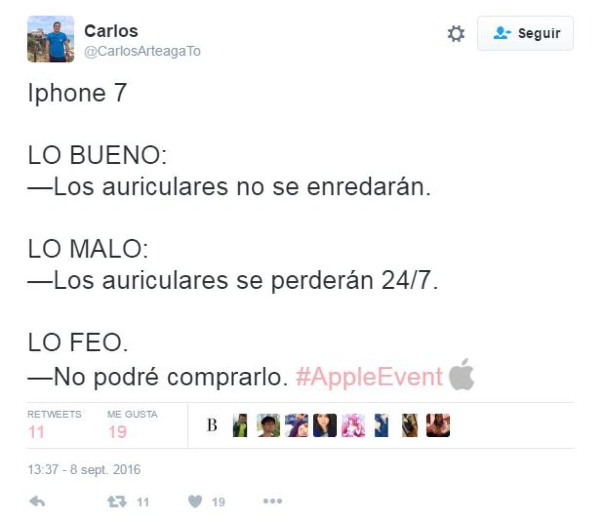 Los mejores memes del nuevo iPhone 7
