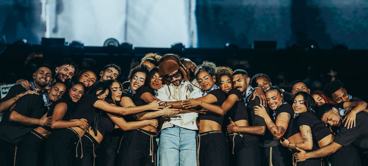 Bad Bunny, en su primer concierto en Madrid 2026.