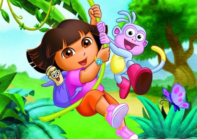 Dora la exploradora, heroína de muchos niños.