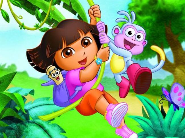 Dora la exploradora, heroína de muchos niños.