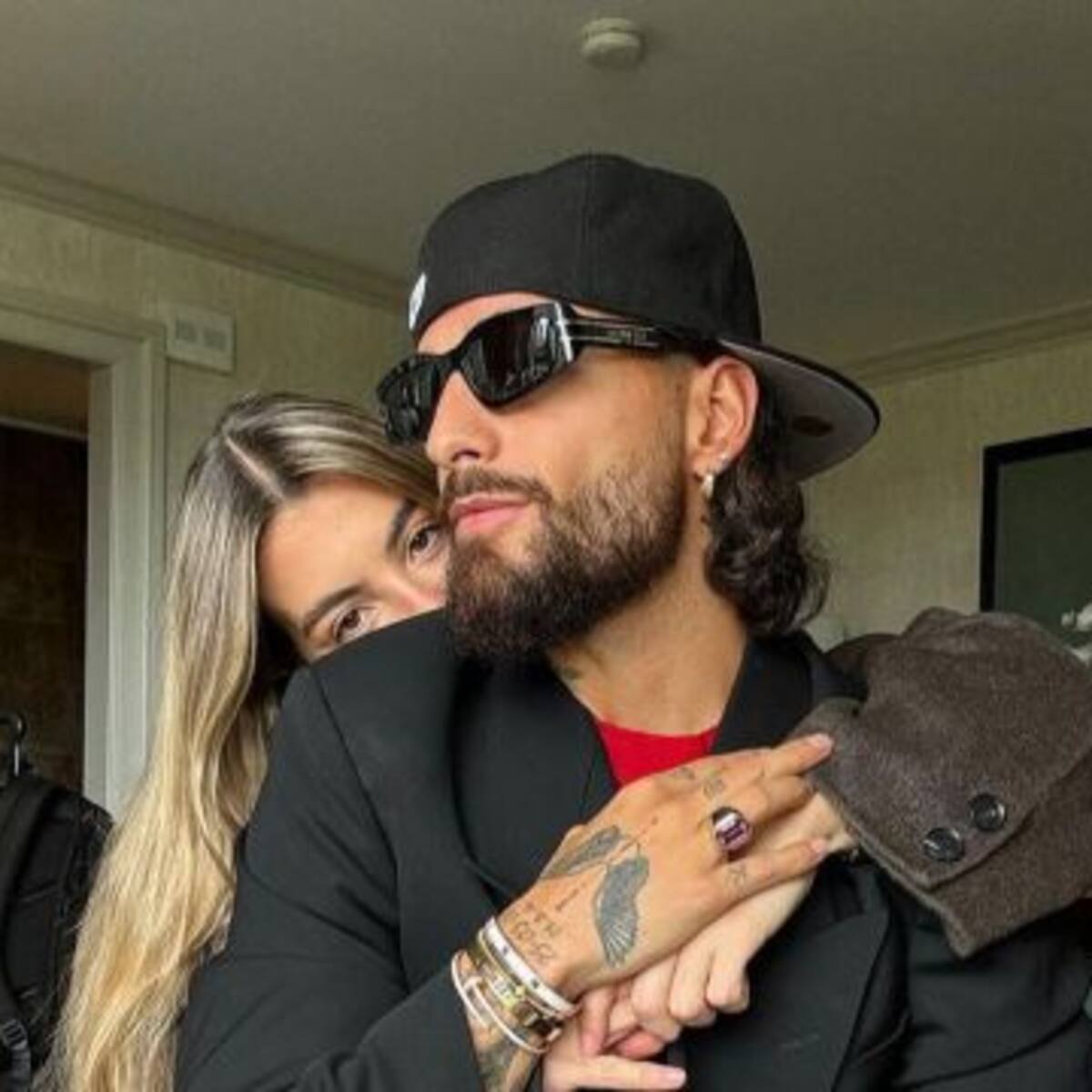¡Ahora es! "Maluma con baby”