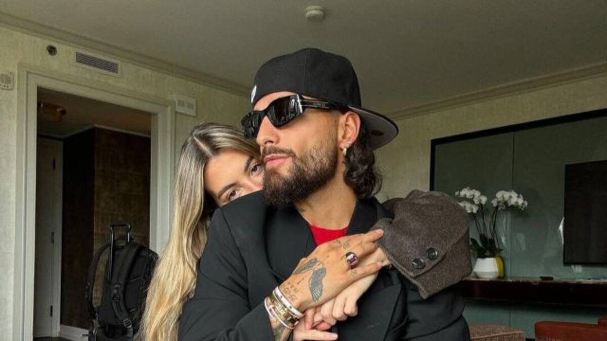 ¡Ahora es! "Maluma con baby”