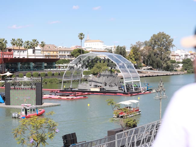 El escenario de Rosalía en Sevilla