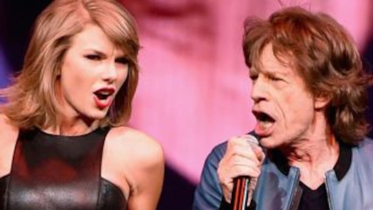 Mick Jagger subió al escenario de Taylor Swift