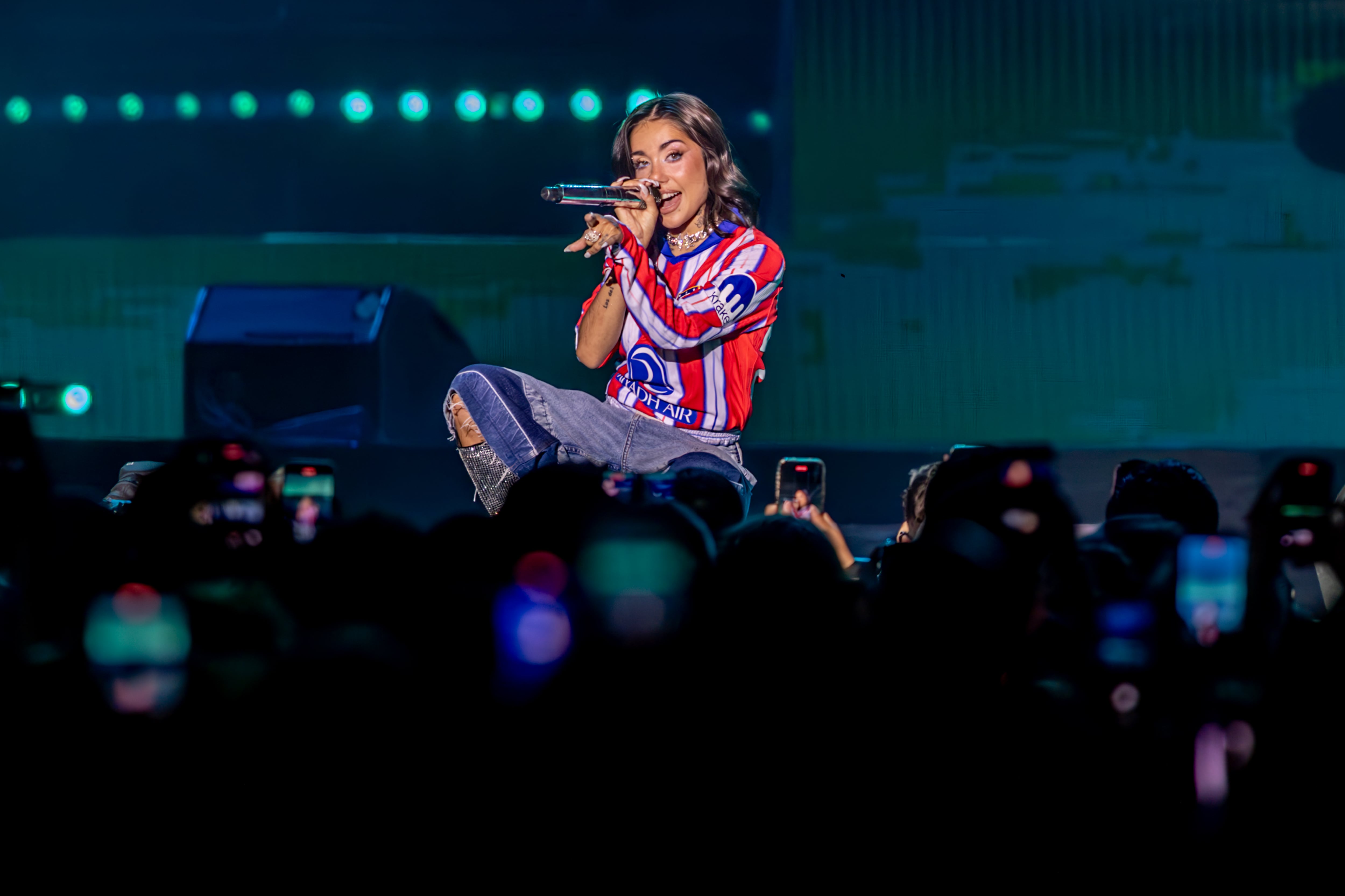 María Becerra en LOS40 Primavera Pop en el Movistar Arena de Madrid, 11 de abril de 2025.