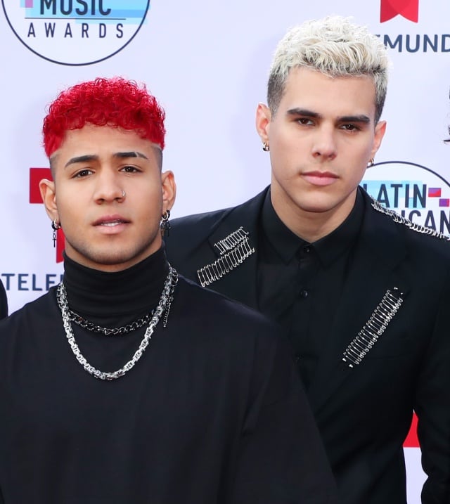 Richard Camacho y Zabdiel de Jesús, integrantes de CNCO, en los Latin American Music Awards de 2019