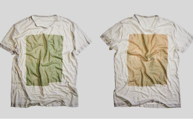 Camiseta 100% biodeogradable cambia de color