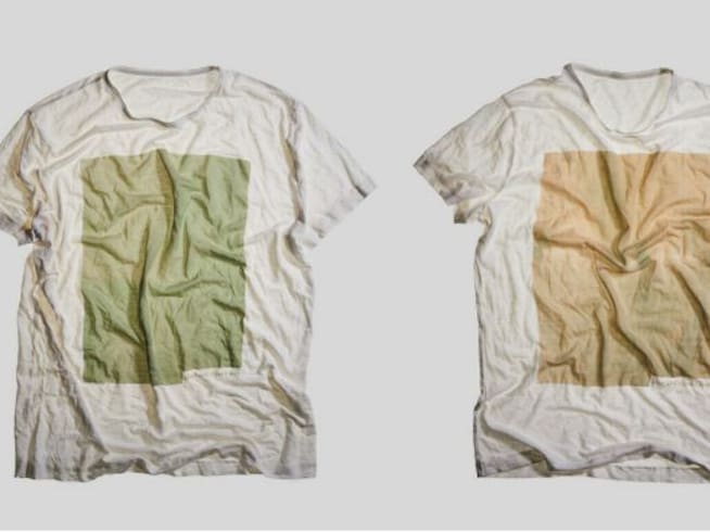 Camiseta 100% biodeogradable cambia de color