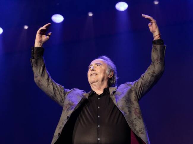 Joan Manuel Serrat, durante uno de los últimos conciertos de su carrera en Madrid, el 7 de diciembre de 2022.