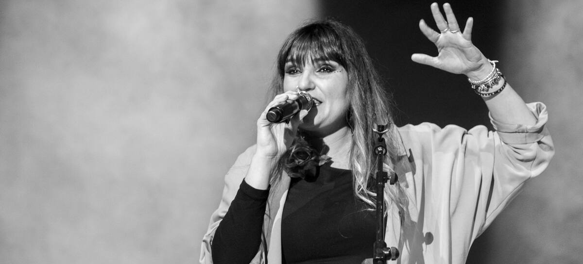 Rozalén, en un concierto en A Coruña en 2019.
